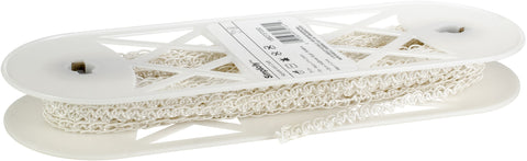 Simplicity Scallop Edge Chainette Bridal Trim .375"X18yd