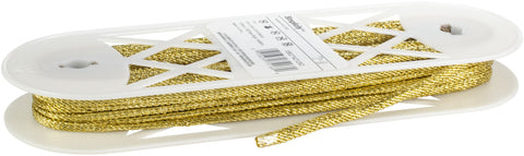 Simplicity Metallic Faille Braided Trim .313"X18yd
