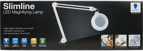 Daylight Slimline Led 5" Magnifying Lamp