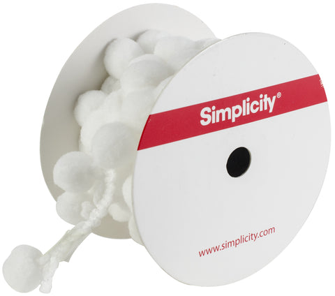Simplicity Pom Pom Fringe 3/4"X4yd