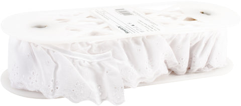 Simplicity Ruffled Eyelet Trim 2"X10yd