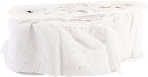 Simplicity Ruffle Eyelet Swirl Lace 4"X10yd