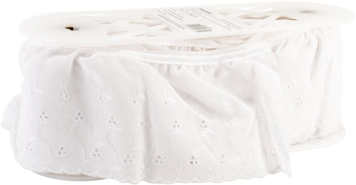 Simplicity Ruffle Eyelet Swirl Lace 4"X10yd