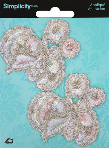 Wrights Wedding Iron-On Appliques 2/Pkg