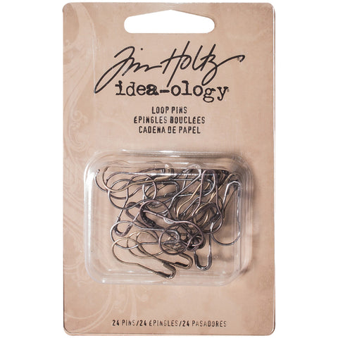 Idea-Ology Metal Loop Pins 1" 24/Pkg