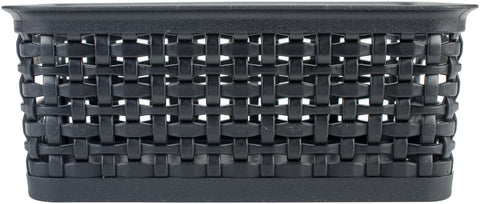 Weave Design Plastic Bin Small