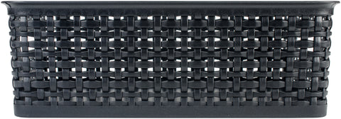 Weave Design Plastic Bin Medium