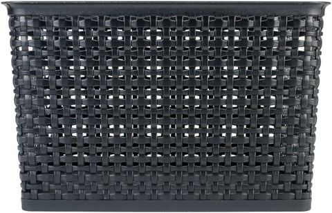 Weave Design Plastic Bin Large