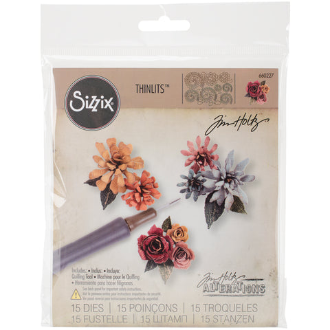 Sizzix Thinlits Dies By Tim Holtz 15/Pkg