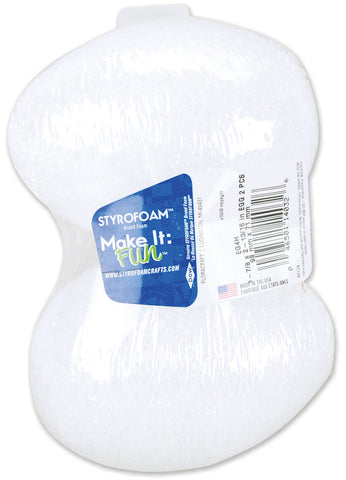 Styrofoam Eggs 2/Pkg
