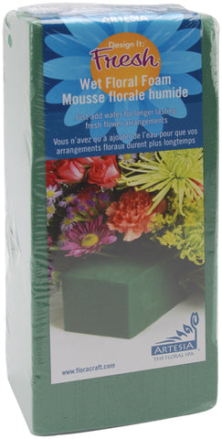Floracraft Artesia Standard Wet Foam Brick