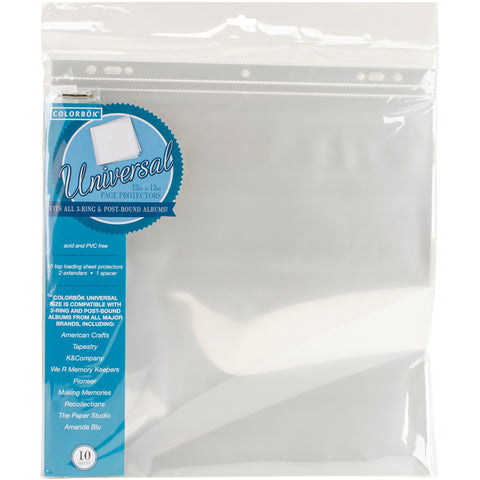 Colorbok Universal Refill Pages 12"X12" 10/Pkg