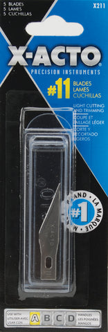 X-ACTO(R) #11 Refill Blades 5/Pkg