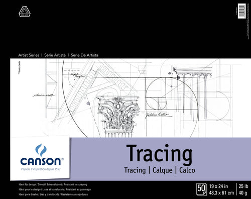 Canson Artist Series Tracing Paper Pad 19"X24"