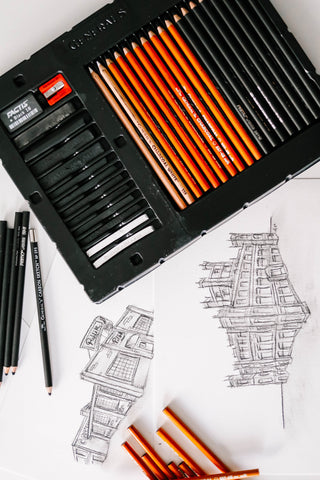 Charcoal Drawing Set