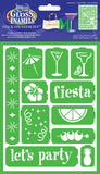 Americana Gloss Enamel Stencils 8"X6"