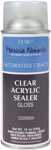 Clear Acrylic Sealer Aerosol Spray 12oz
