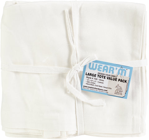 Large Tote Value Pack 18"X16"X3" 3/Pkg