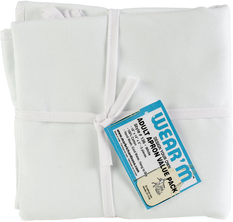Adult Apron Value Pack 12"X19" 3/Pkg