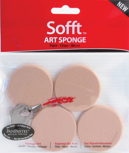 PanPastel Sofft Art Sponges 4/Pkg
