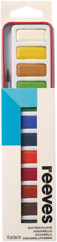 Reeves Water Colour Paint Cakes 12/Pkg