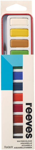 Reeves Water Colour Paint Cakes 12/Pkg