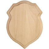 Basswood Shield Plaque