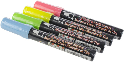 Bistro Chalk Marker 6mm Point Set 4/Pkg