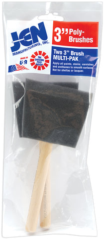 Poly-Sponge Brushes 2/Pkg