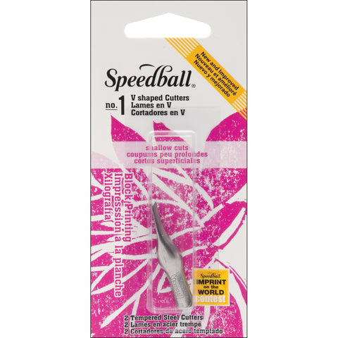 Speedball Lino Cutter Blades 2/Pkg