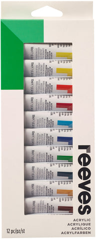 Reeves Acrylic Paints 10ml 12/Pkg