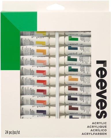 Reeves Acrylic Paints 10ml 24/Pkg