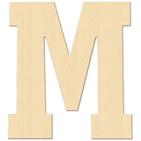 Baltic Birch University Font Letters & Numbers 5.25"
