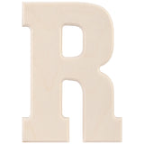 Baltic Birch University Font Letters & Numbers 5.25"