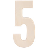 Baltic Birch University Font Letters & Numbers 5.25"