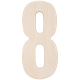 Baltic Birch University Font Letters & Numbers 5.25"
