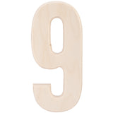 Baltic Birch University Font Letters & Numbers 5.25"