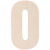 Baltic Birch University Font Letters & Numbers 5.25"