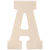 Baltic Birch University Font Letters & Numbers 5.25"