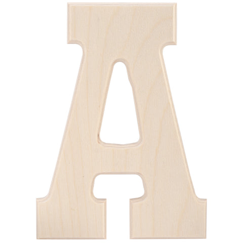 Baltic Birch University Font Letters & Numbers 5.25"