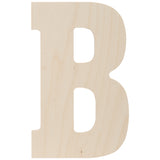 Baltic Birch Collegiate Font Letters & Numbers 13"