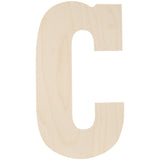 Baltic Birch Collegiate Font Letters & Numbers 13"