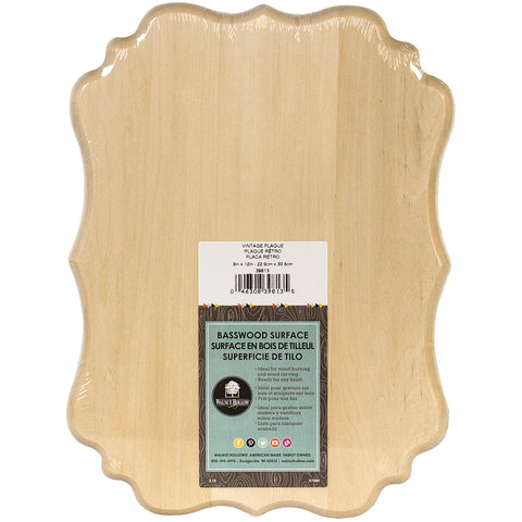 Basswood Vintage Plaque