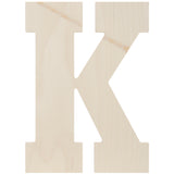 Baltic Birch Collegiate Font Letters & Numbers 13"