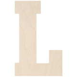 Baltic Birch Collegiate Font Letters & Numbers 13"