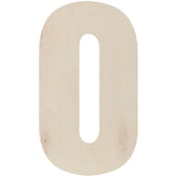 Baltic Birch Collegiate Font Letters & Numbers 13"