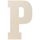 Baltic Birch Collegiate Font Letters & Numbers 13"