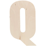 Baltic Birch Collegiate Font Letters & Numbers 13"
