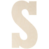 Baltic Birch Collegiate Font Letters & Numbers 13"