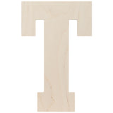Baltic Birch Collegiate Font Letters & Numbers 13"
